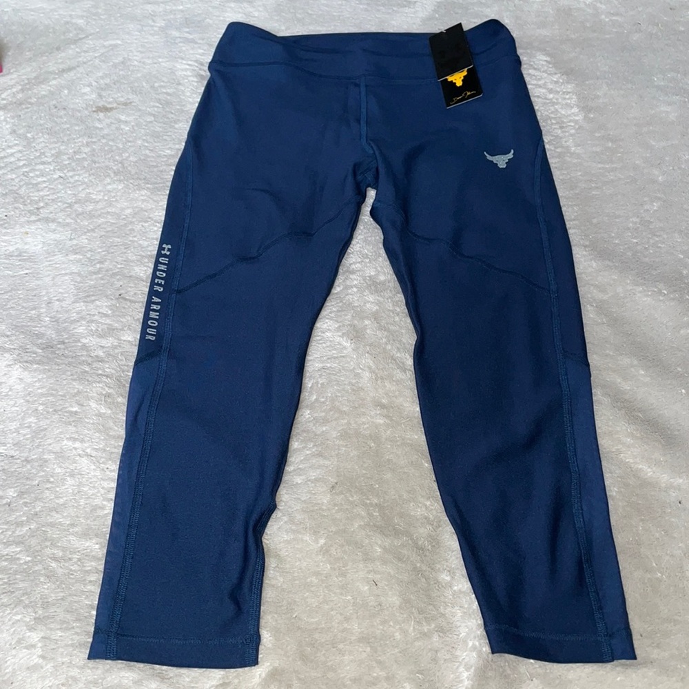 NWT Under Armour Girls Dwayne Johnson Leggings